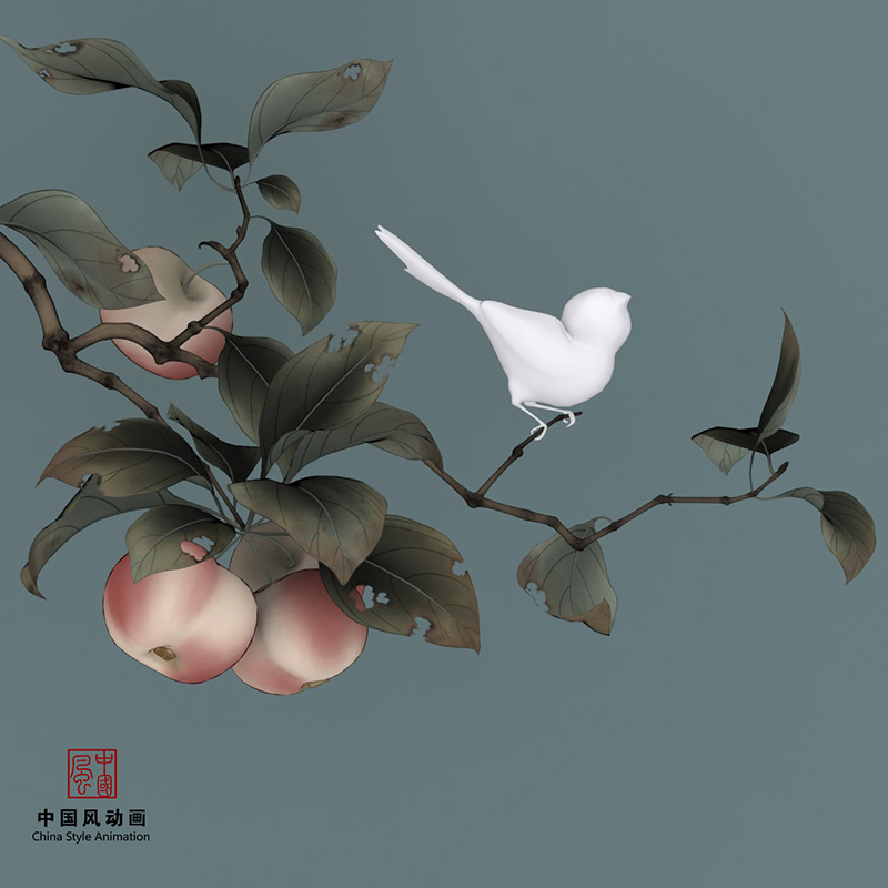 中国风动画 - 水墨动画，数字国画